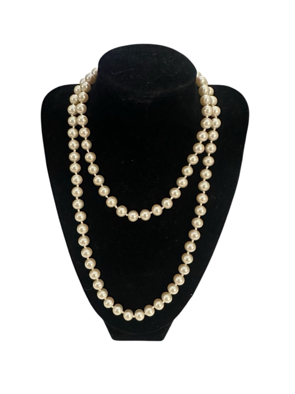 VTG Glass Pearl Necklace